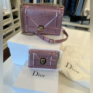Dior Diorama Medium Handbag with Matching Wallet